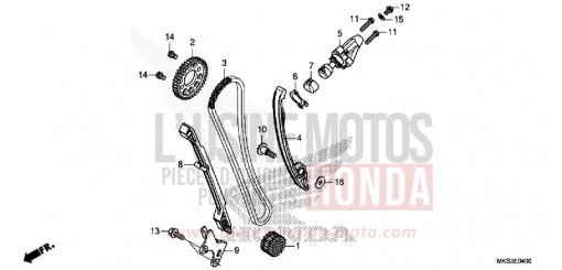CHAINE A CAMES/TENDEUR CRF1100D4L de 2020